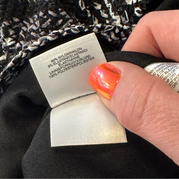 KASPER Plus Size 3X Foil Open Knit Top & Cardigan Twinset - Picture 11 of 14